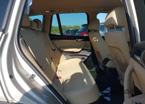 2017 BMW X3 xDrive28I from USA, damaged, VIN 5UXWX9C53H0T06864